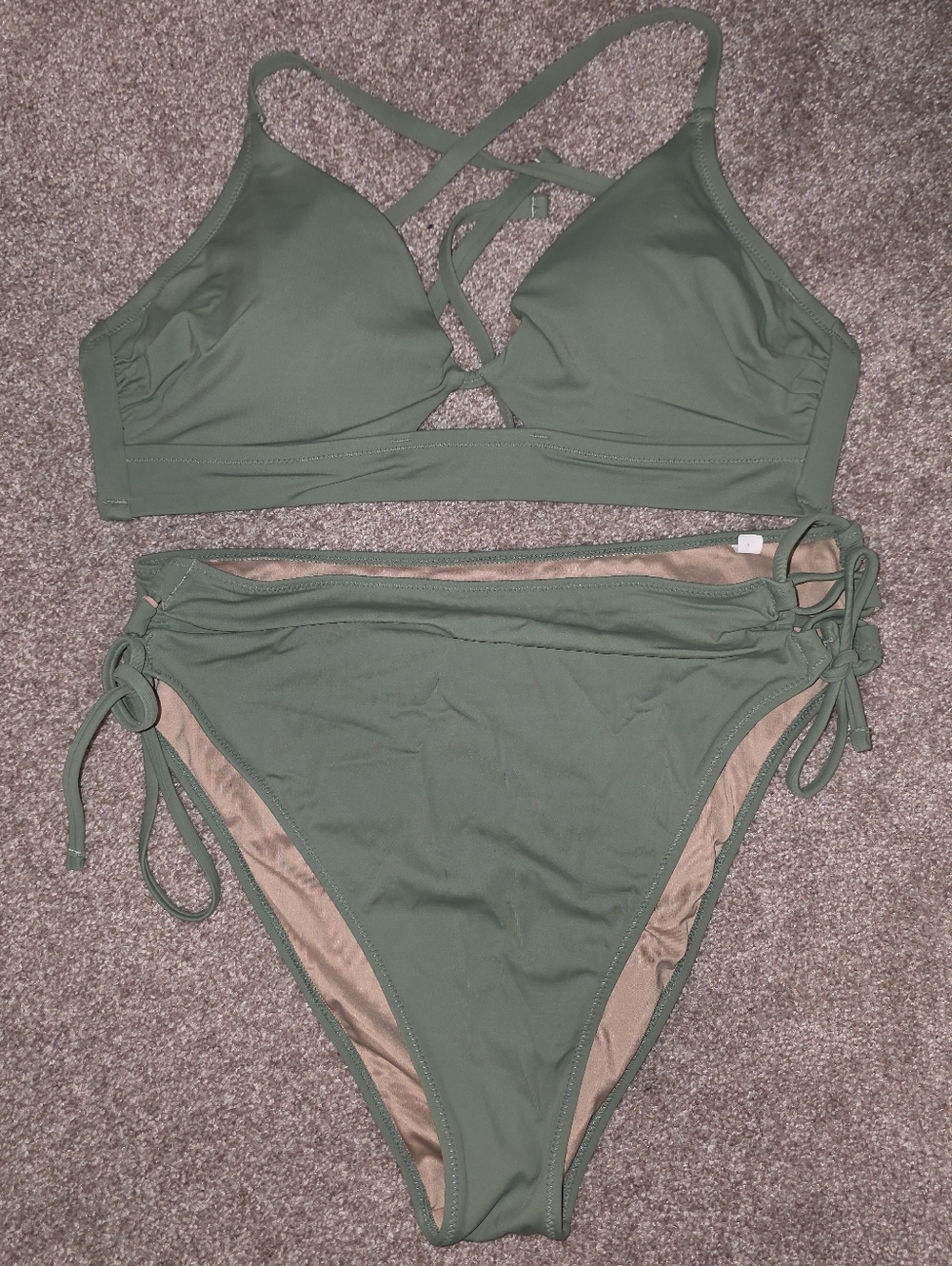 Sage green bikini